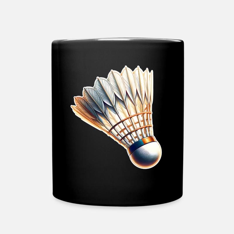 Badminton - Tasse einfarbig - Schwarz