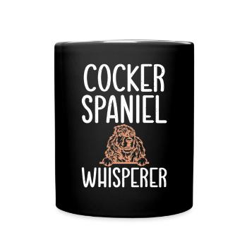 Cocker Spaniel Gifts - Tasse einfarbig - Schwarz - Vorne