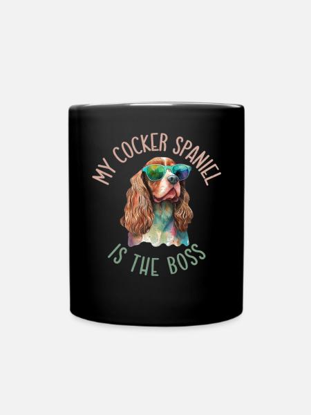 Cocker Spaniel Gifts - Tasse einfarbig - Schwarz
