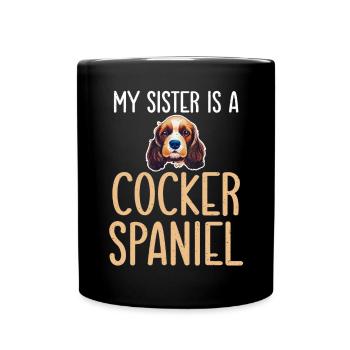 Cadeaux Cocker Spaniel - Mug uni - noir - Devant