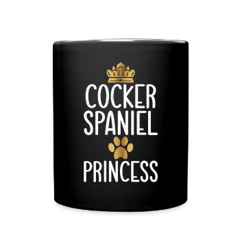 Cocker Spaniel Gifts - Tasse einfarbig - Schwarz - Vorne