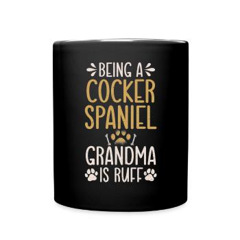Cocker Spaniel Gifts - Full Colour Mug - black - Front