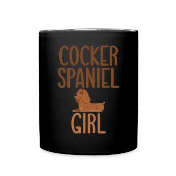 Cadeaux Cocker Spaniel - Mug uni - noir - Devant