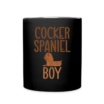 Cocker Spaniel Gifts - Full Colour Mug - black - Front