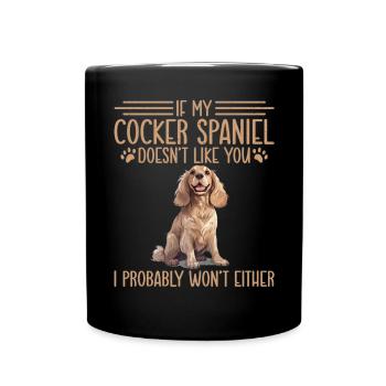 Cadeaux Cocker Spaniel - Mug uni - noir - Devant