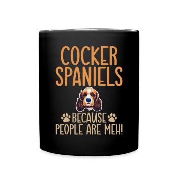 Cadeaux Cocker Spaniel - Mug uni - noir - Devant