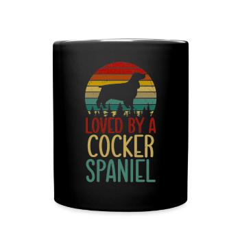Cocker Spaniel Gifts - Tasse einfarbig - Schwarz - Vorne