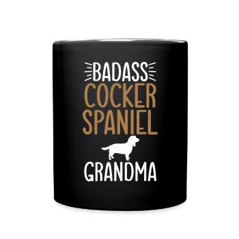 Cocker Spaniel Gifts - Tasse einfarbig - Schwarz - Vorne