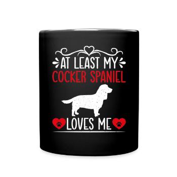 Cocker Spaniel Gifts - Tasse einfarbig - Schwarz - Vorne