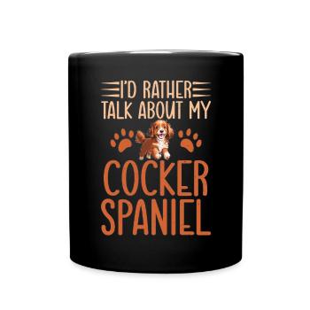 Cocker Spaniel Gifts - Tasse einfarbig - Schwarz - Vorne