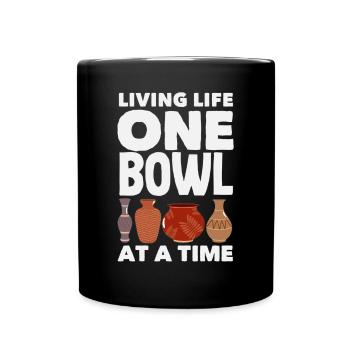 Lustiges Töpfer Töpfern Geschenk Geschenkidee - Tasse einfarbig - Schwarz - Vorne