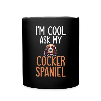 Cocker Spaniel Gifts - Full Colour Mug - black - Front