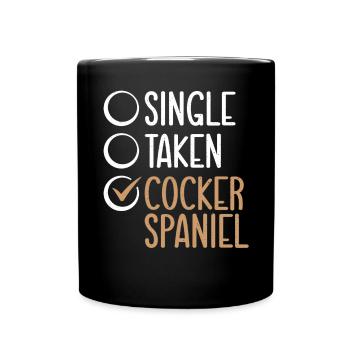 Cocker Spaniel Gifts - Tasse einfarbig - Schwarz - Vorne