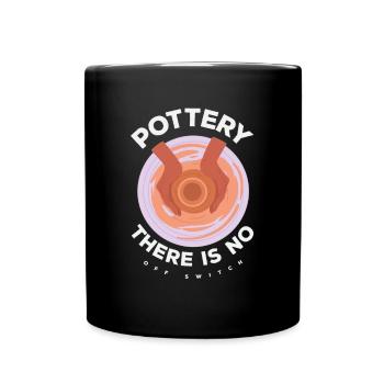 Lustiges Töpfer Töpfern Geschenk Geschenkidee - Tasse einfarbig - Schwarz - Vorne