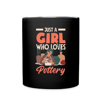 Lustiges Töpfer Töpfern Geschenk Geschenkidee - Tasse einfarbig - Schwarz - Vorne