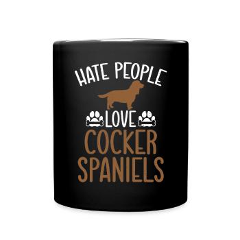 Cadeaux Cocker Spaniel - Mug uni - noir - Devant