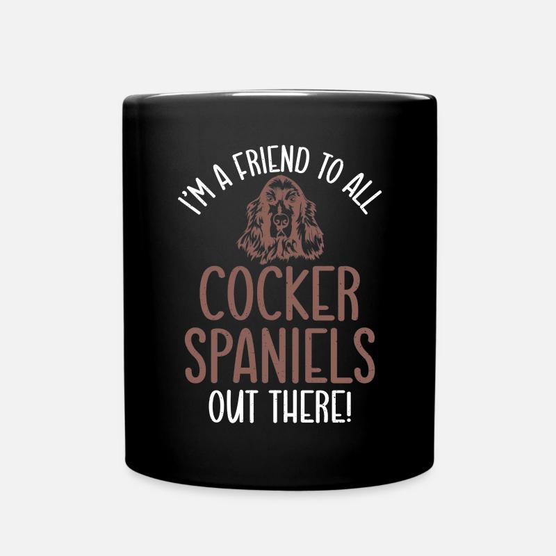 Cocker Spaniel Gifts - Tasse einfarbig - Schwarz
