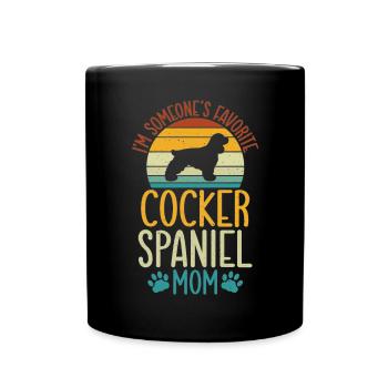 Cadeaux Cocker Spaniel - Mug uni - noir - Devant