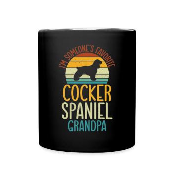 Cocker Spaniel Gifts - Tasse einfarbig - Schwarz - Vorne