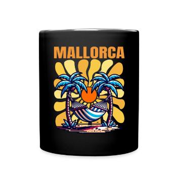 Majorque - Mug uni - noir - Devant