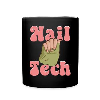 Nail Tech Technicien des ongles Nail Artist Nail Tech - Mug uni - noir - Devant