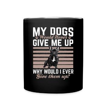 Bouledogue français Frenchie Propriétaire de chien - Mug uni - noir - Devant