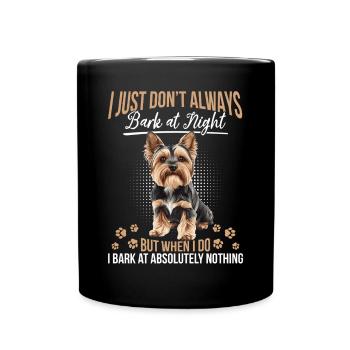 Yorkshire Terrier Propriétaire d’un chien Yorkie - Mug uni - noir - Devant