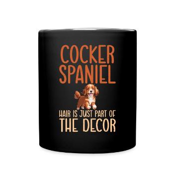 Cocker Spaniel Gifts - Full Colour Mug - black - Front