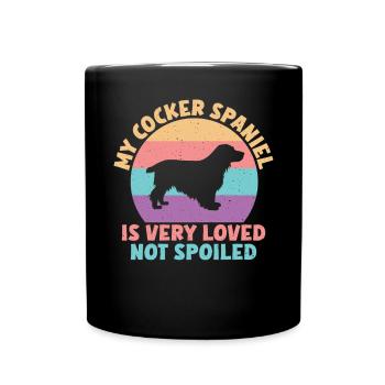 Cocker Spaniel Gifts - Full Colour Mug - black - Front