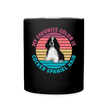 Cadeaux Cocker Spaniel - Mug uni - noir - Devant