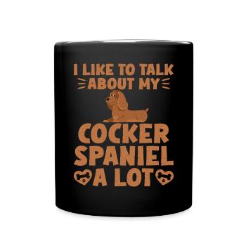 Cocker Spaniel Gifts - Full Colour Mug - black - Front