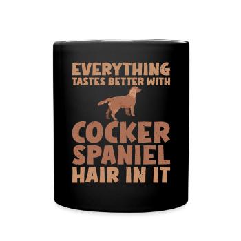 Cocker Spaniel Gifts - Tasse einfarbig - Schwarz - Vorne