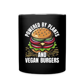 Burger végétarien Burger végétalien Burger végétarien - Mug uni - noir - Devant