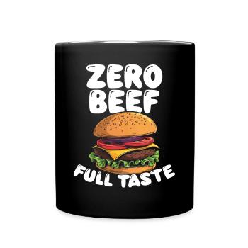 Burger végétarien Burger végétalien Burger végétarien - Mug uni - noir - Devant