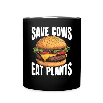 Burger végétarien Burger végétalien Burger végétarien - Mug uni - noir - Devant
