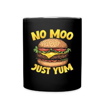 Burger végétarien Burger végétalien Burger végétarien - Mug uni - noir - Devant