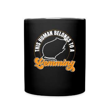 Lemming Vole Belong to a Lemming - Full Colour Mug - black - Front