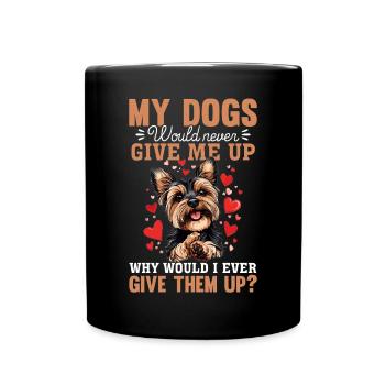 Yorkshire Terrier Propriétaire d’un chien Yorkie - Mug uni - noir - Devant