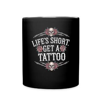 Tattoo Studio Tattoo Artist Tattoo Ideen - Tasse einfarbig - Schwarz - Vorne