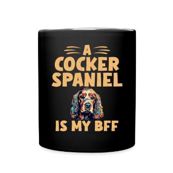 Cocker Spaniel Gifts - Tasse einfarbig - Schwarz - Vorne