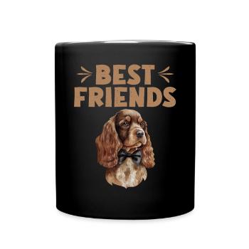 Cocker Spaniel Gifts - Tasse einfarbig - Schwarz - Vorne