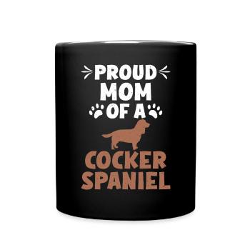 Cocker Spaniel Gifts - Tasse einfarbig - Schwarz - Vorne