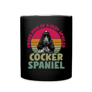 Cocker Spaniel Gifts - Tasse einfarbig - Schwarz - Vorne