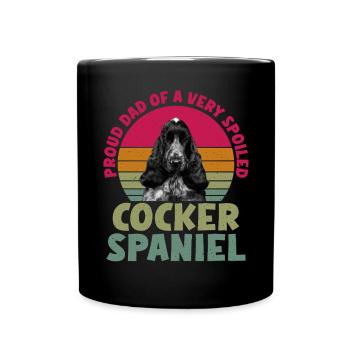 Cadeaux Cocker Spaniel - Mug uni - noir - Devant