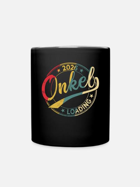 Onkel 2026 Loading Werdender Onkel 2026 - Tasse einfarbig - Schwarz