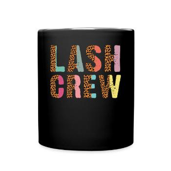 Lash Crew Artiste de cils Amant des cils - Mug uni - noir - Devant