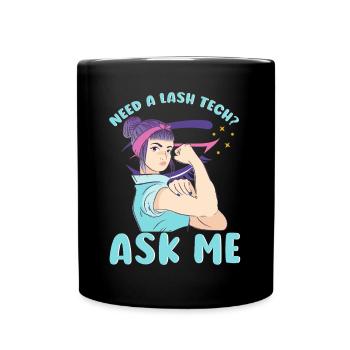 Artiste de cils Amateur de cils a besoin de vous - Mug uni - noir - Devant