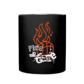 Basket-ball Joueurs de basket-ball - Mug uni - noir - Devant