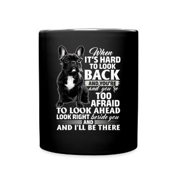 Bouledogue français Frenchie Propriétaire de chien - Mug uni - noir - Devant