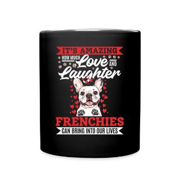 Bouledogue français Frenchie Propriétaire de chien - Mug uni - noir - Devant